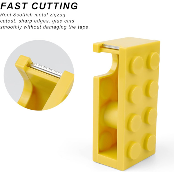 Skotsk dispenser, gul skotsk dispenser, limtape dispenser