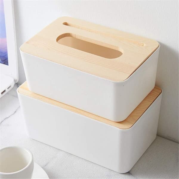 21*13*16CM Plastvevboks, Plast Enkeltvevboks Avtakbart Tredeksel