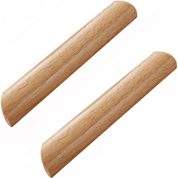 Set med 10 fläktformade träskåpshandtag Lådhandtag Möbler Han