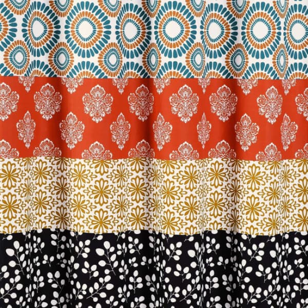 180*180cm Boho Stripe Fargerikt Dristig Design
