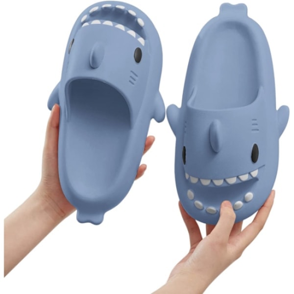 210 (indre længde 21 cm) Haj slippers, unisex voksne og børn