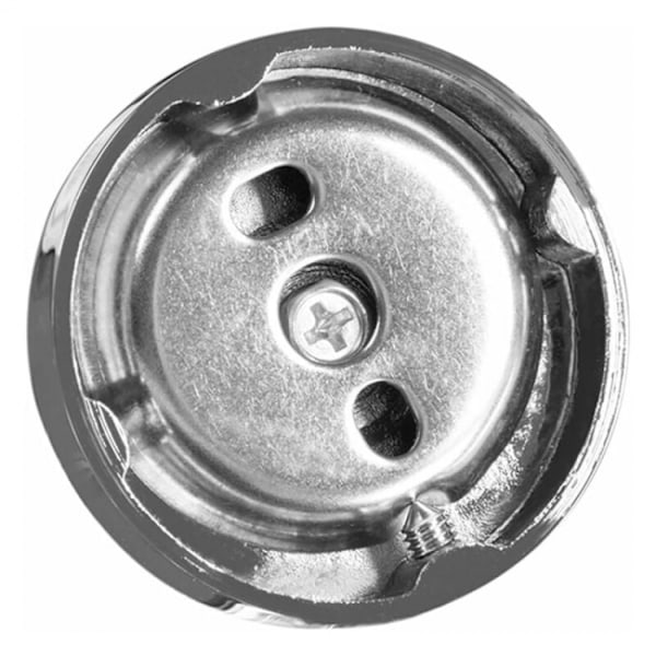 Sett med 2 moderne veggkroker i polert krom, solid messing, dobbel slep