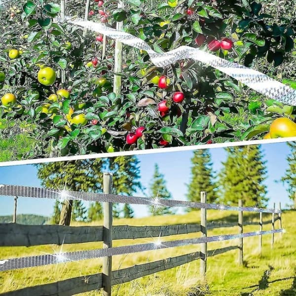 1kpl 80m*4,8cm Linnunkarkotusteippi Linnunkarkotusteippi Variksenpelätin G