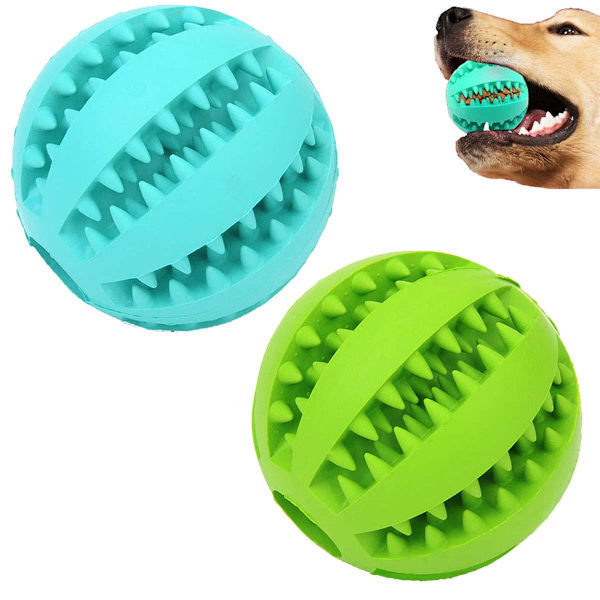 Denta fun ball, mint, naturgummi ø 7 cm