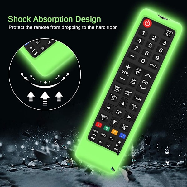 Hydream Silikondeksel for Samsung TV-fjernkontroll BN59 Se
