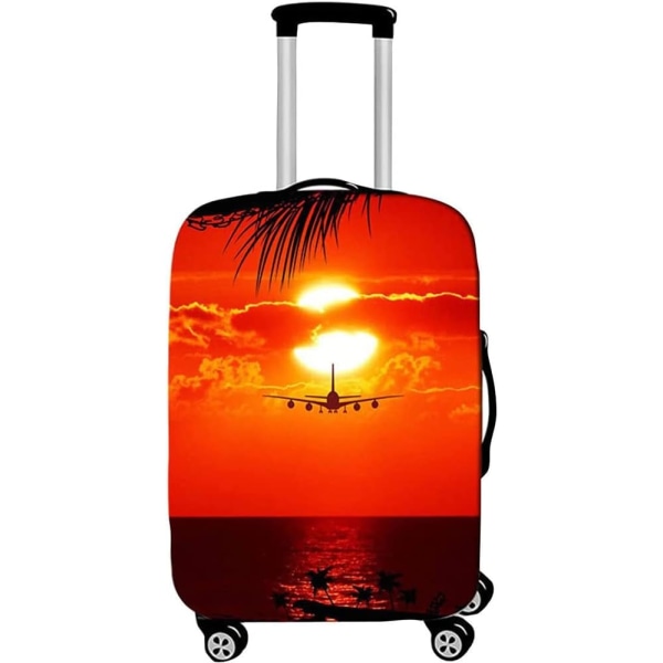 Elastic Suitcase Cover (M, 22-24 Inches)Polyester Suitcase Cover