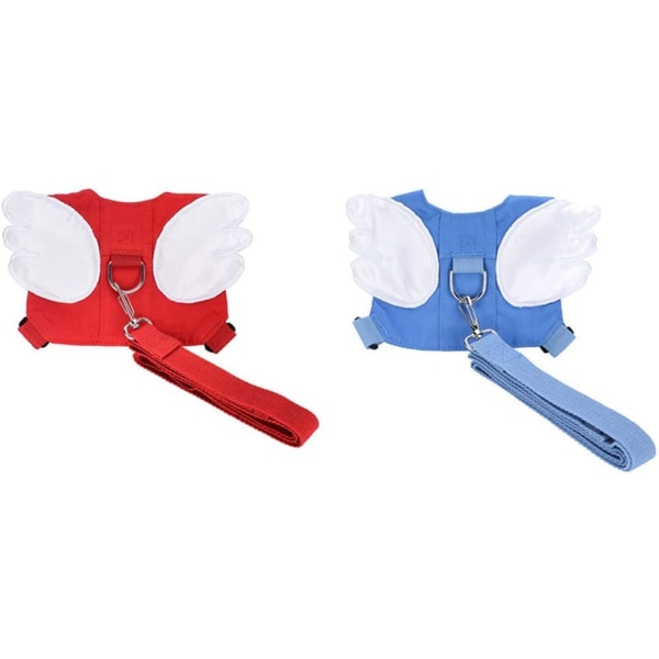 Sikkerhetsredningsveske 2-pakning, Angel Wings Anti-Lost Baby Backpack Kids