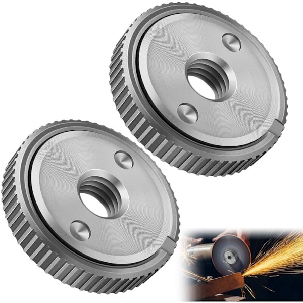 2 SDS-hurtigspændemøtrik til alle Aeg, Black & Decker, Dewalt, Flex