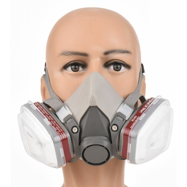 6200 Återanvändbar Halv ansiktsmask Respirator, Gasmask, Andningsskydd