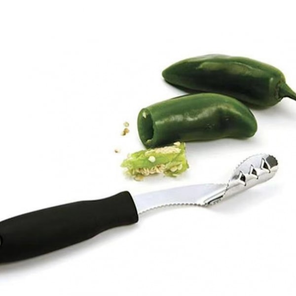 Barbecue rustfrit stål Chili Pepper Corer Jalapeno Pepper
