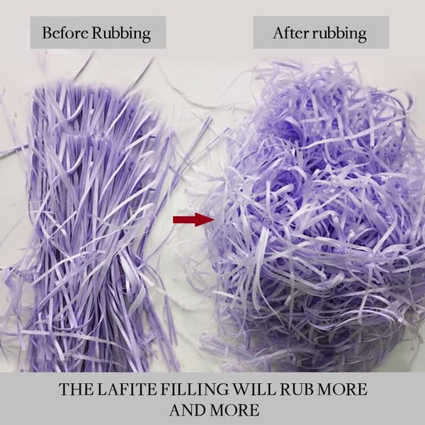 100gsm strimlet raffia lys lilla strimlet kraftpapir som fyld