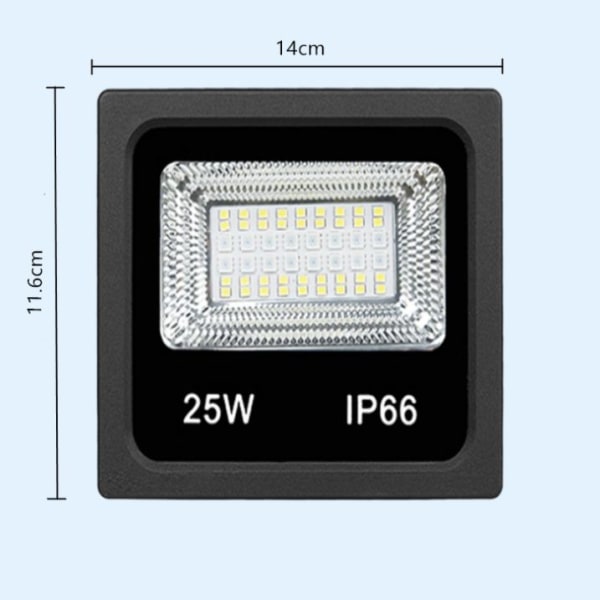 RGB LED-lyskastere 25W Utendørs RGBW Farge Bluetooth APP-fjernkontroll C