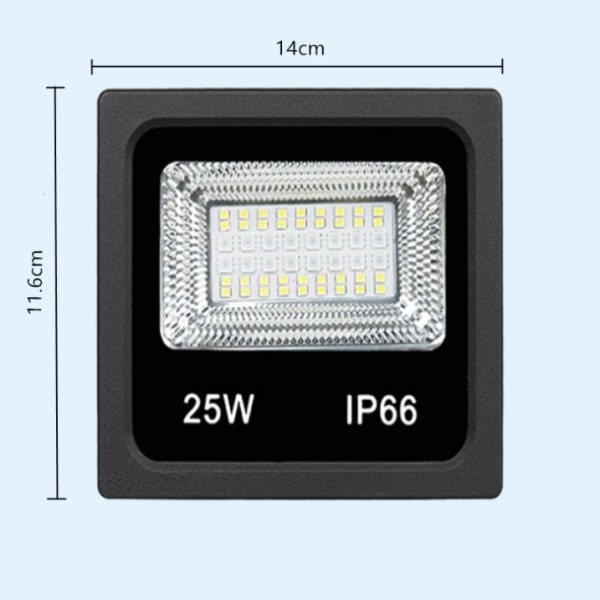 RGB LED projektører 25W udendørs RGBW farve Bluetooth APP fjernbetjening C