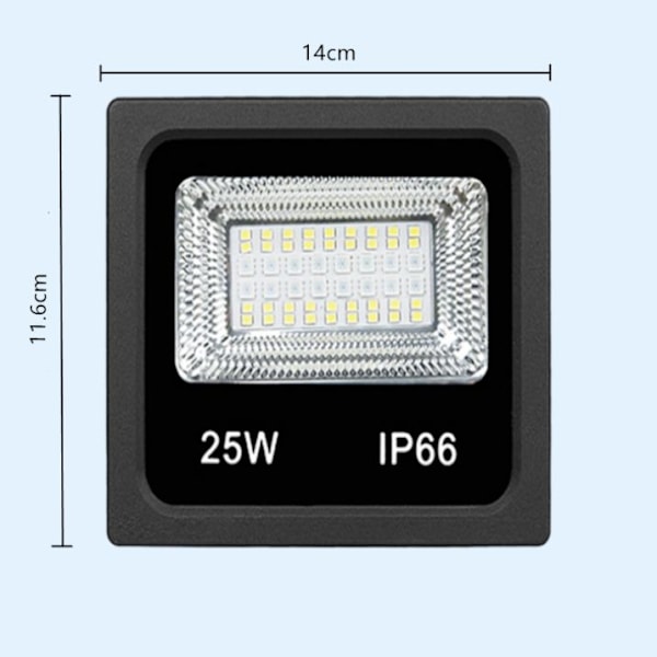 RGB LED projektører 25W udendørs RGBW farve Bluetooth APP fjernbetjening C