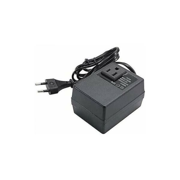 220V til 110V, 200W transformator, med europeisk plugg, for redusert v
