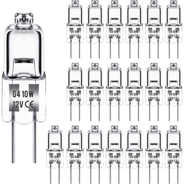 20st G4 halogenlampor 10W 12V - 20 st 10W