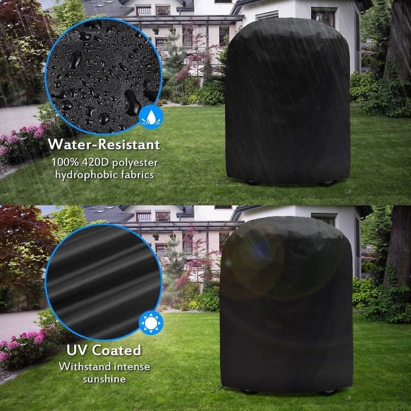 svart överdrag för 210D grill: 61*72cm, - Vattentätt överdrag för gasolgrill