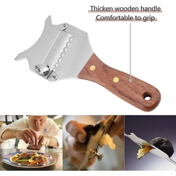 Professionel rustfrit stål trøffeljern med justerbart blad