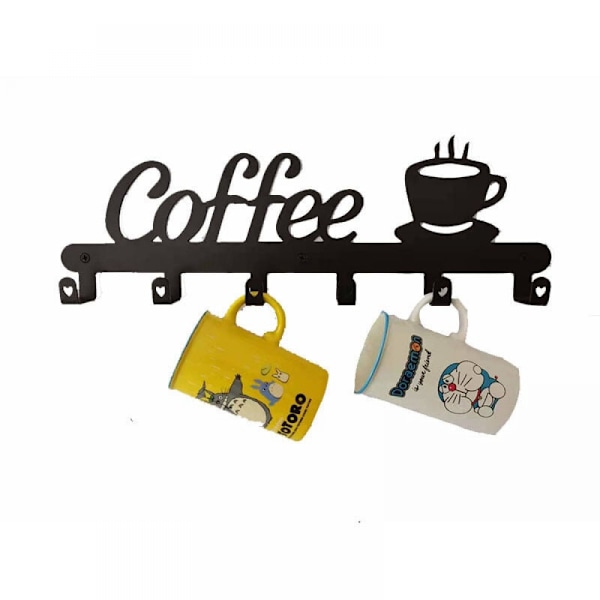 Kaffemugg hållare vägg, Bar skylt, Kaffemugg hållare, Mugg krok Kaffeskylt