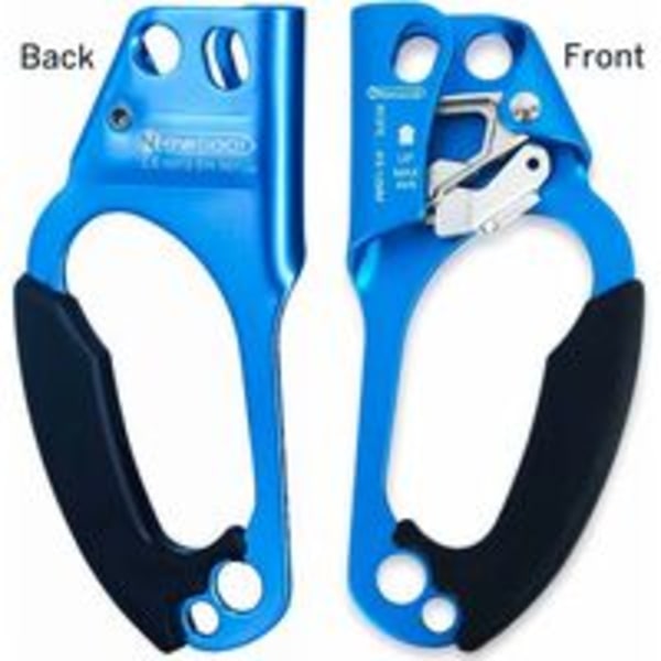 Handklättring Ascender Trä Arborist Rappelling Utrustning Repklämma för 812MM Rep