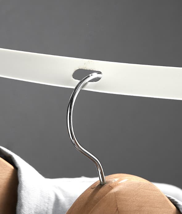 Sort Retractible Tøjline, 1 til 2 Tøjlinespole med Vaskeri
