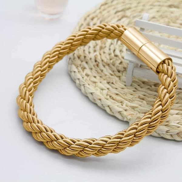 2 stk. guld magnetisk gardinforbindelse gardinklemme Reb gardin