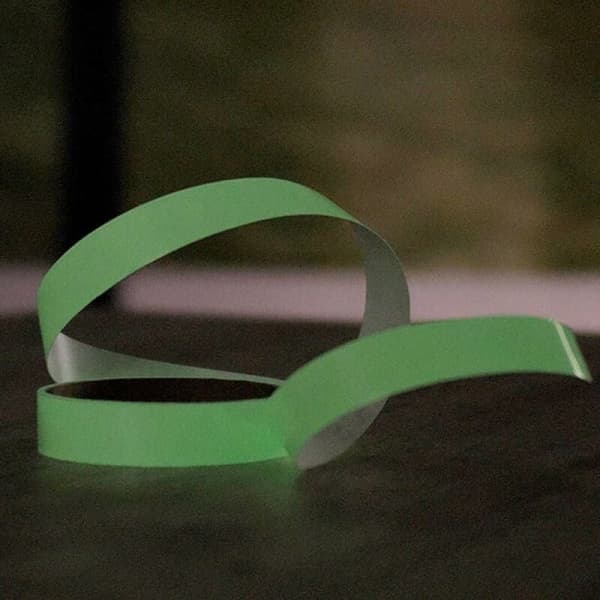 3 meter fluorescerende tape, grønn, 2 cm <p>Sikkerhetstape-rullen