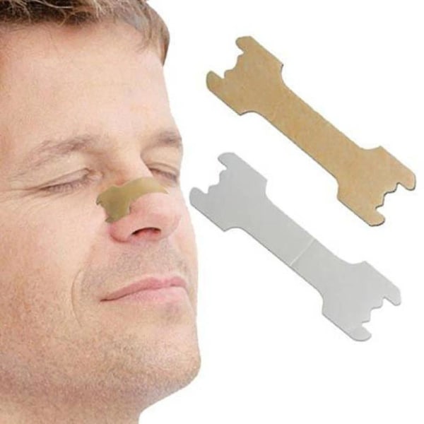 50 Pack Anti Snoring Nasal Strips - Søvnhjælp. Stop bedre vejret