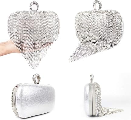Kvinnors aftonkoppling, designer broderad handväska, aftonväskor
