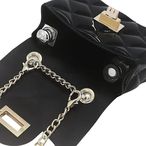 (Svart) Jenter Mini Lommebok Crossbody Søt Prinsesse Håndveske Liten