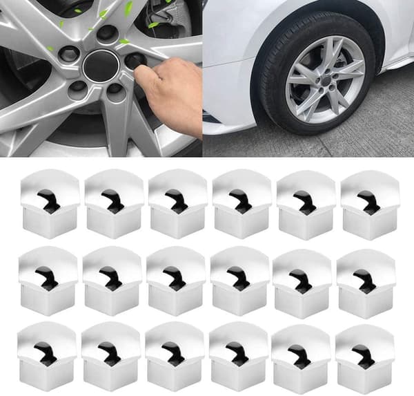 20 stk hjulkapsler til Vauxhall Opel + korte T50-klips 19 mm