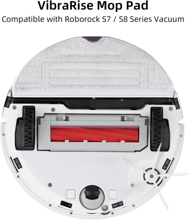 6 stk moppekluter for Roborock S7 Pro Ultra S7 MaxV Ultra S7 Plus S