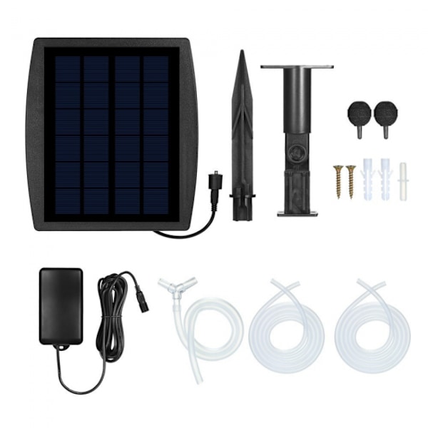 Solardriven vattenpump syrepump fontän, solsyrepump för damm,