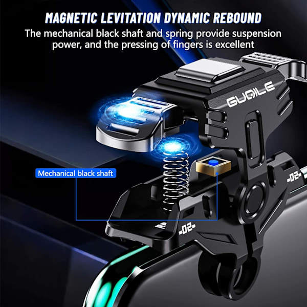 PUBG Mobile Game Controller Trigger, [2021 Opgraderet Version] Trig