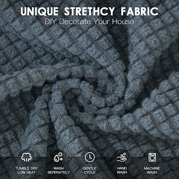 Stretch Cover Kontorstol Setetrekk Svingbar Kontorstol Svingbar
