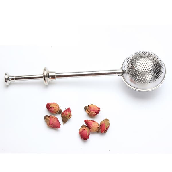 2-pack tekannafjäder (18 cm), tesil i rostfritt stål, snäppkula