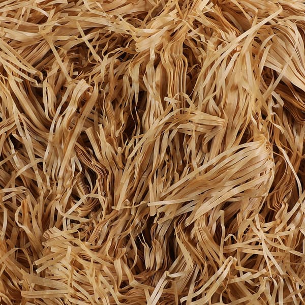 500g brunt strimlat papper, mjukt krus för förpackning, idealisk fyllning
