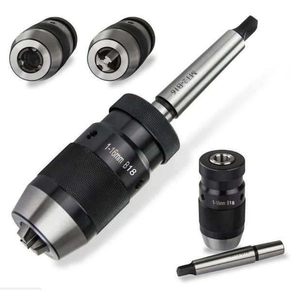 1-16mm borrchuck, borrchuck utan, konisk chuck, konisk chuck