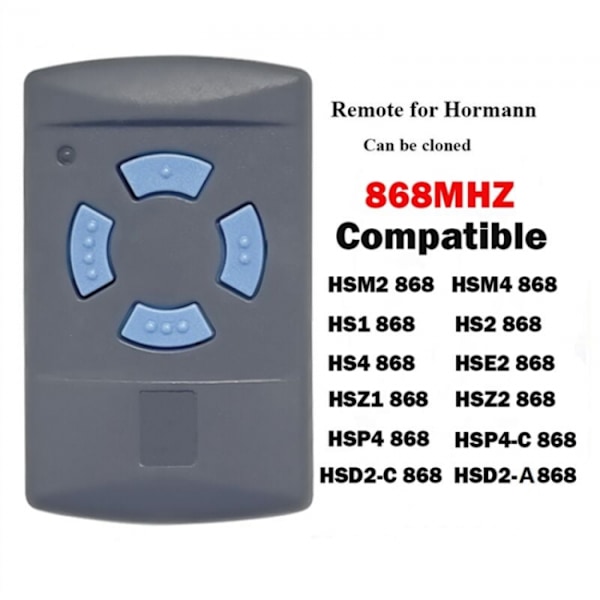 868 MHz Kaukosäädin Yhteensopiva HSM2,HSM4 HSE2 868 Langattoman kanssa