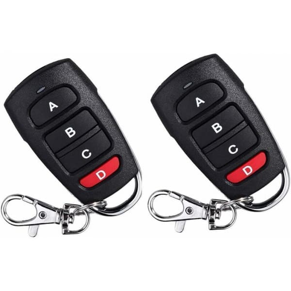 2-pack universella ersättningsfjärrkontroller för elektriska garage