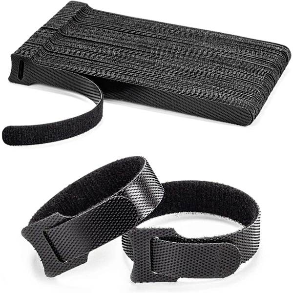 50 stk. Scratch-kabelstrips, kabelstrips, genanvendelig kabelstyring