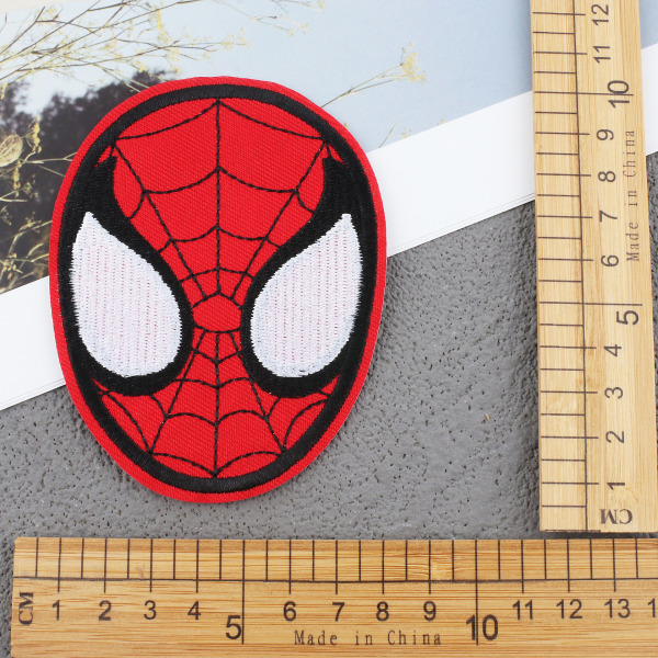 24 st Spiderman strykjärns-på lappar, broderade strykjärns-på lappar DIY