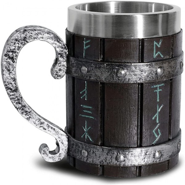 Viking Rune Krus Ølkortspil Mænds Ølkrus