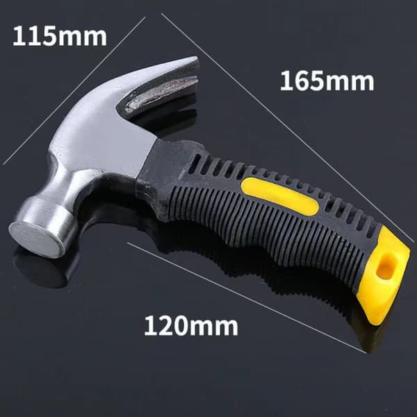 Mini stål forskalling hammer multifunktionel kort hammer tømrer