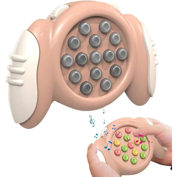 Minnesträningsspel Leksak, (Rosa) Snabbt Minnesspel med Ljus, 4 G