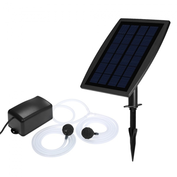 Solardriven vattenpump syrepump fontän, solsyrepump för damm,
