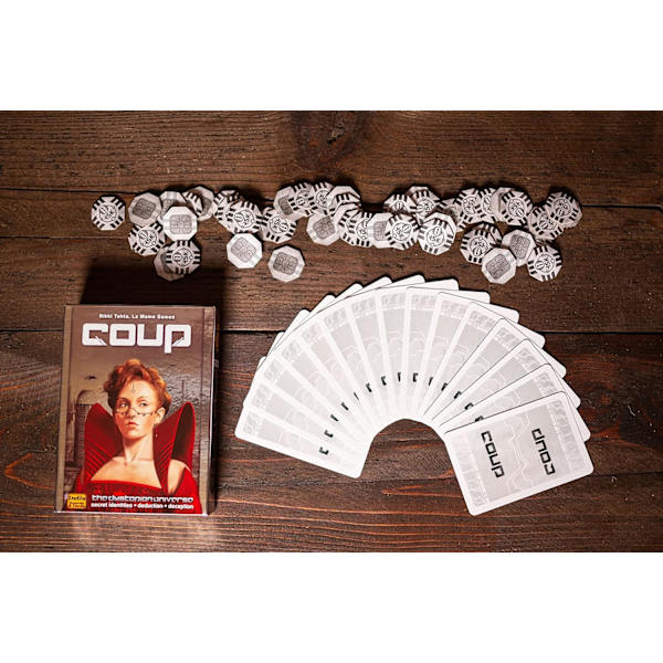 Coup kortspill Alder 14+ 2-6 spillere 15 minutters spilletid