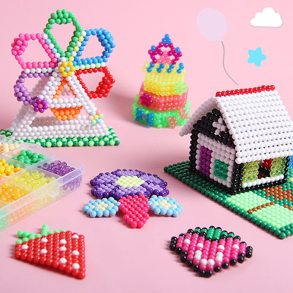 24 farver, vandperler, vandperler sæt 3000 perler,