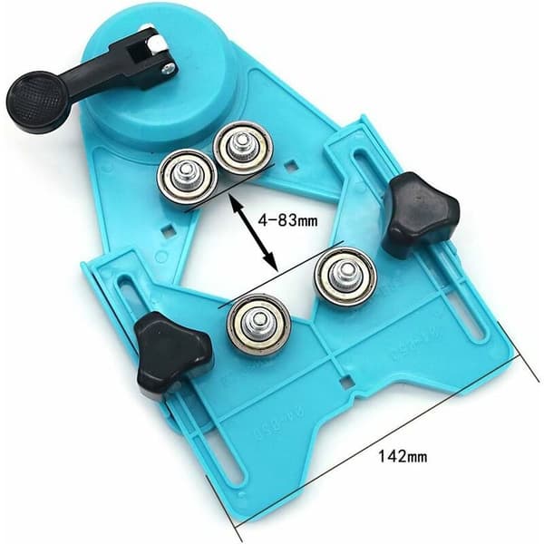 Flis Stansing Locator Glass Marmor Stansing Fixer Bor Stilling Chamfering Enhet
