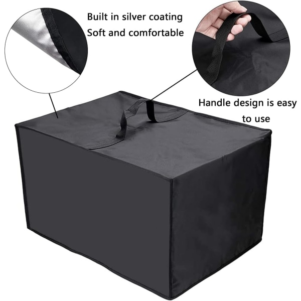 Musta - 1kpl, 420D polyesteri lämmönkestävä vedenpitävä mikroaaltouuni D